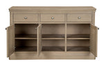 Dursey Large Sideboard in Natural shown from an angle (7)