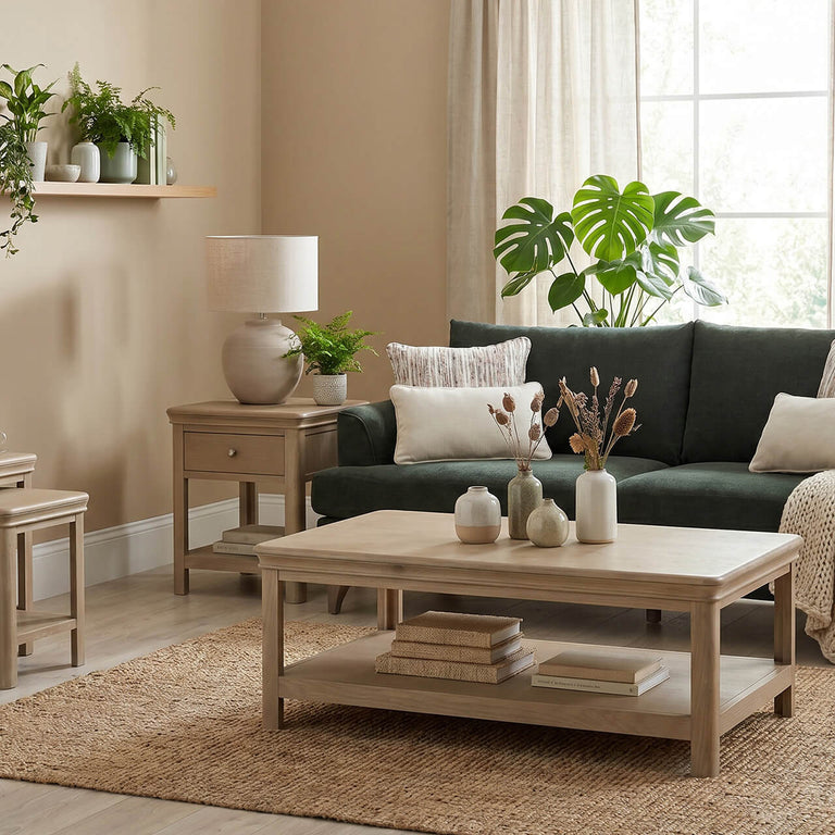 Dursey Living Room Nest of Tables Natural