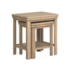 Dursey Nest of Tables in Natural shown with the tables pulled apart (3)