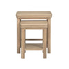 Dursey Nest of Tables in Natural shown with the tables pulled apart (4)