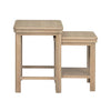 Dursey Nest of Tables in Natural shown with the tables pulled apart (5)