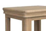 Dursey Nest of Tables in Natural shown with the tables pulled apart (7)