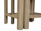 Dursey Nest of Tables in Natural shown with the tables pulled apart (9)