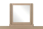 Dursey natural vanity mirror shown from the side (3)