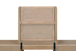 Dursey natural vanity mirror shown from the side (4)