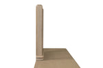Dursey natural vanity mirror shown from the side (5)