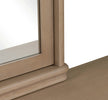 Dursey natural vanity mirror shown from the side (8)