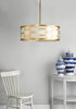 Home decor lighting with chandelier light – Epstein 4LT Pendant Gold Ivory

