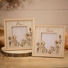 Etched Wood Flower Friend Frame great gift idea
