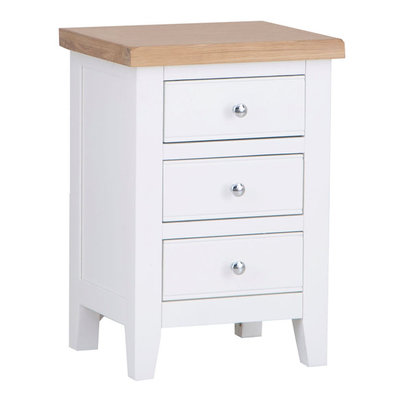 Revamp your style with a sleek white nightstand.