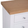 Make a style statement with this chic white nightstand.