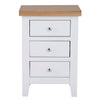 Elegance meets functionality in this versatile white bedside table.
