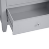 Sleek and Modern: Wide Grey Drawers Tailored for Your Space.