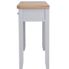 Chic and practical: stylish grey dressing table upgrade.