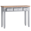 Modern living: elegant grey dressing table.