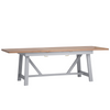 Sleek Grey Dining Table, Ideal for Entertaining in a Larger Space.