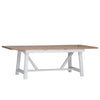 Modern elegance: a practical 1.8m white dining table.
