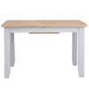 Upgrade Your Dining Area with a Modern Grey Extendable Table.