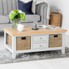 Effortlessly Elegant: Modern Grey Coffee Table for Your Living Space.