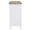 Sleek white sideboard ideal for modern homes.