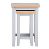 Sleek Grey Nest of Tables: Perfect for Modern Spaces.
