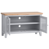 Sleek and Stylish Standard Grey TV Stand for Any Room.