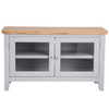 Elegant and Practical Grey TV Stand for Your Living Space.