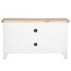 Simple and stylish standard white TV stand.