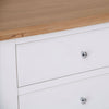 Transform your space with this stylish and roomy white dresser.
