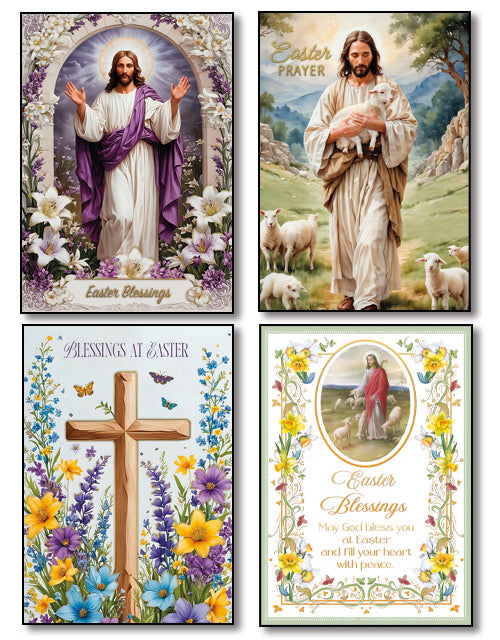 Easter Blessings Card with Insert