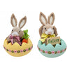 Delightful Easter Bunny Baby Girl in Egg holiday ornament for your home.