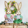 Festive Easter Bunny Boy With Basket 65 cm perfect for home decor

