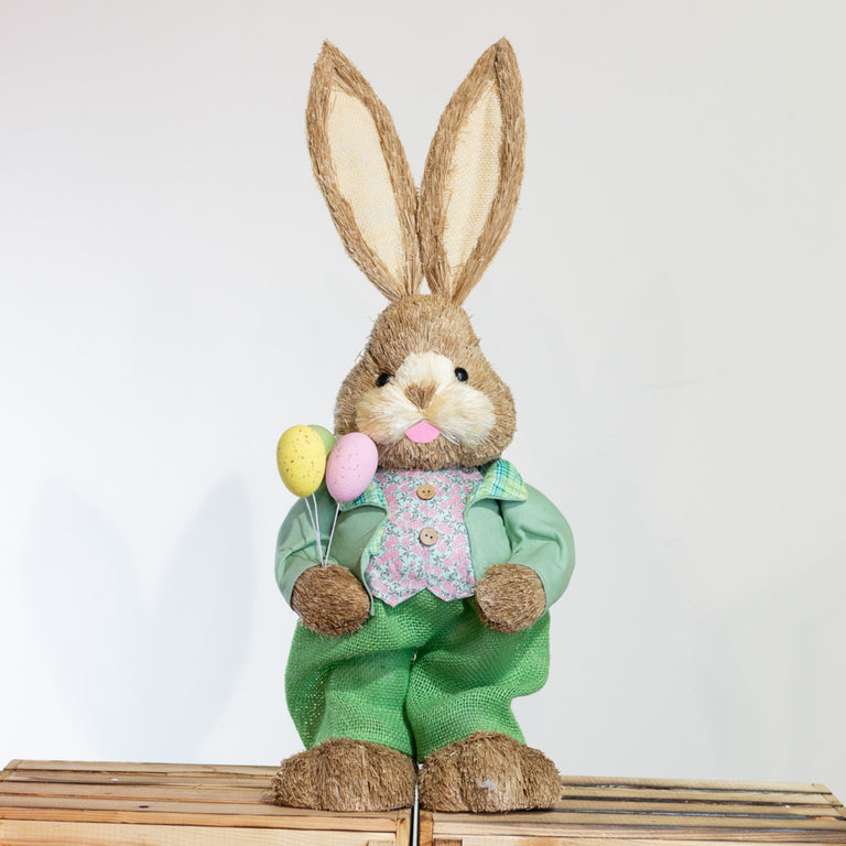 Easter Bunny Boy With Basket 65 cm