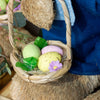 Decorative Easter Bunny Boy With Basket 96 cm figurine for home

