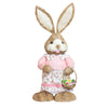 Adorable Easter Bunny Girl With Basket 96cm figurine