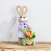 Easter Bunny With Cart Girl 30 cm