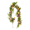Vibrant Easter decoration featuring a 150 cm floral garland with eggs.