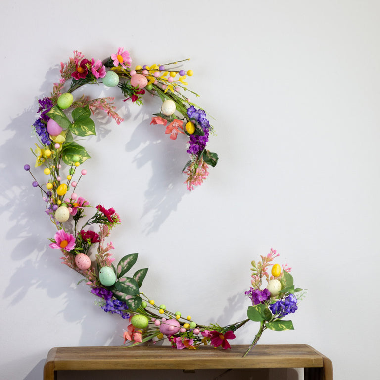 Easter Garland With Eggs 150 cm