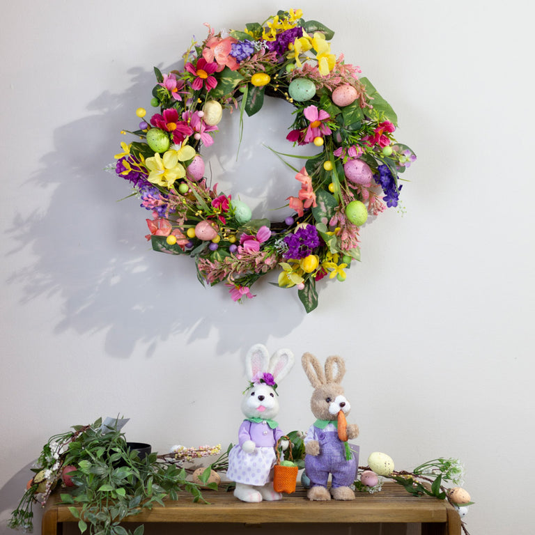 Easter Wreath With Eggs 50 cm