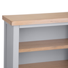 Sleek Style in Small Size: Grey Bookcase for Any Room.