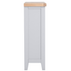 Elegance in a Small Package: Grey Bookcase for Cozy Spaces.