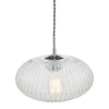 Edmond 1 Light Single Pendant Polished Chrome with adjustable height