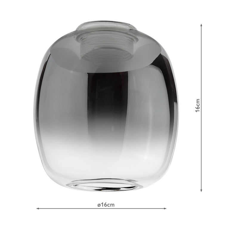 Eileen Lamp Shade Smoked Glass - Shade Lighting Collection