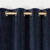 Elegance Curtains Midnight Velvet close view picture  on the pole