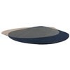 Brink & Campman Element Arp Abstract Rug Blue made in a mink, blue and grey colors