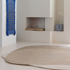 Brink & Campman Element Arp Abstract Rug Natural lifestyle picture in the living room