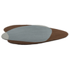 Brink & Campman Element Chad Abstract Rug Brown Blue made in a brown and blue color palette