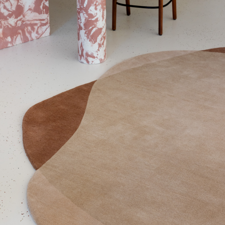 Brink & Campman Element Moore Abstract Rug Caramel
