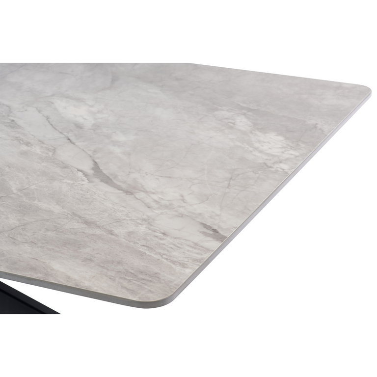 Elena Rectangle Dining Table Rebecca Grey 1.6m