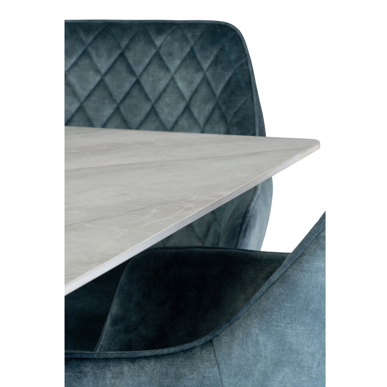 Elena Rectangle Dining Table Rebecca Grey 1.8m